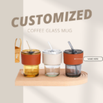 Custom Printing Glass Straw Cup