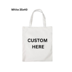 Customize Canvas Bag Tote Bag Jute Bag With Name Own Design - Image 4