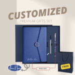 Custom Buku Nota Custom Made Notebook Stationery Corporate Gift Set Souvenir Annual Dinner Name Logo Nama Hadiah