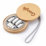 6 in 1 Bamboo Fast Charging Cable 60W with Multi Connectors - Image 3