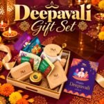 Custom Deepavali gift set with company logo and own branding for corporate gifts